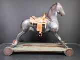Child's Full Size Horse Pull Toy