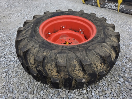 Unused 17.5L-24 Tire And Wheel