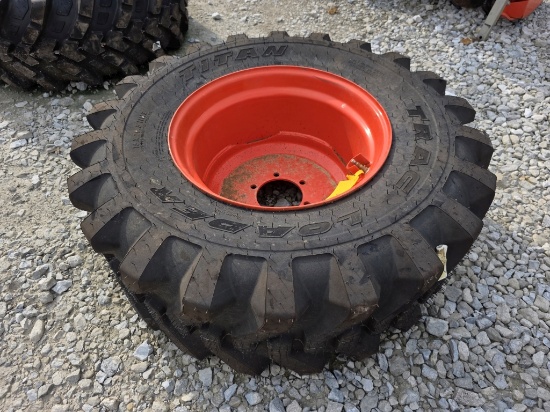 Unused 15x19.5 Wheel And Tire