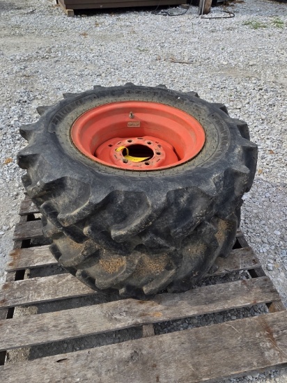 Lot Of Two 9.5-16 Kubota Tractor Tires