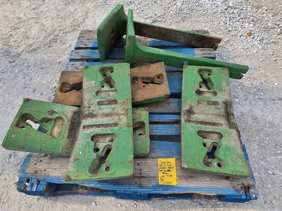 Pallet Of John Deere Weights