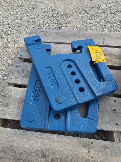 Two Ford Suitcase Weights