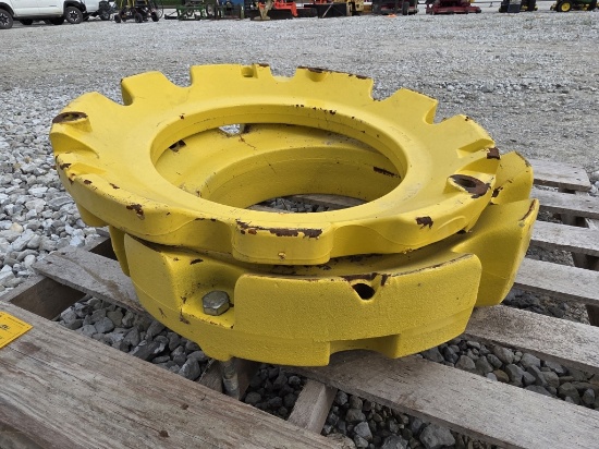 Lot Of (2) John Deere 8R Wheel Weights