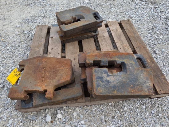 Large Lot Of Allis-Chalmers Wheel Weights