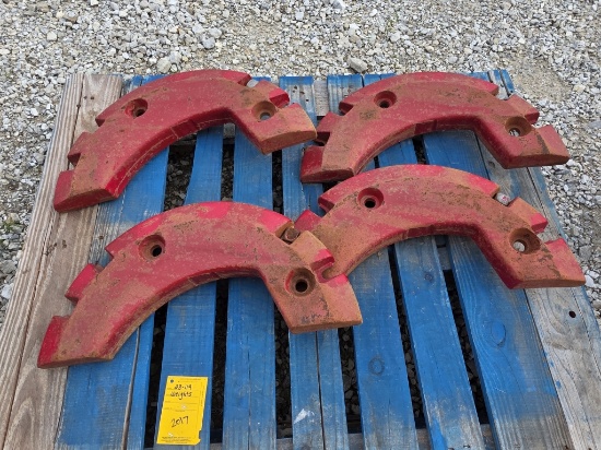 Lot of (4) Half IH Wheel Weights