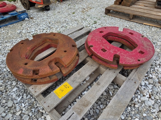 Lot of (4) IH Wheel Weights