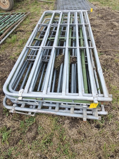 Lot Of (7) 10-Foot Pipe Gates