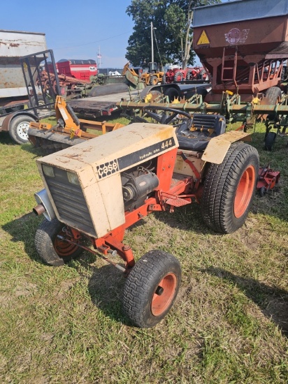 Case 444 Garden Tractor With Attachments
