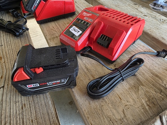 Milwaukee M18 5.0 Battery And Charger