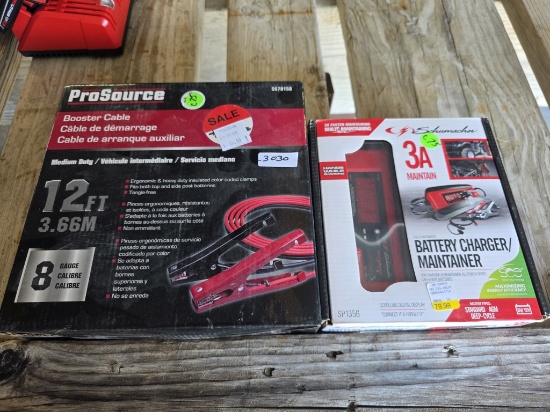 Jumper Cables And Battery Maintainer