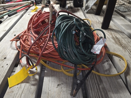 Large Lot Of Electrical Cords