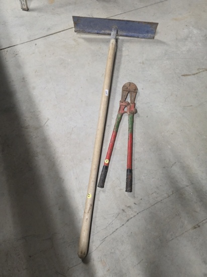 Concrete Come-Along And Bolt Cutters