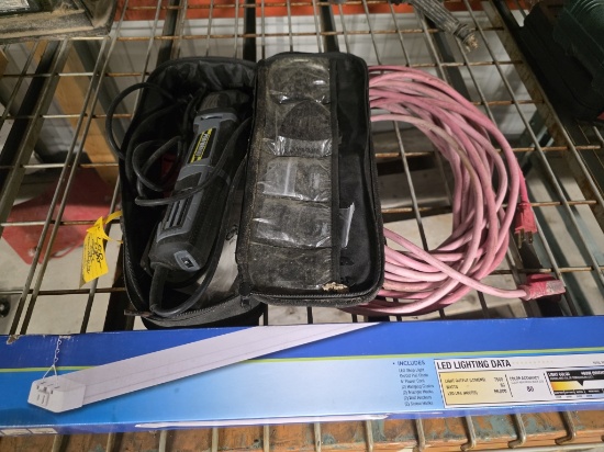 Oscillating Tool, LED Light, And Power Cord