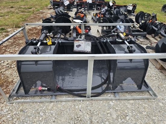72-Inch Skid Steer Gravel Bucket