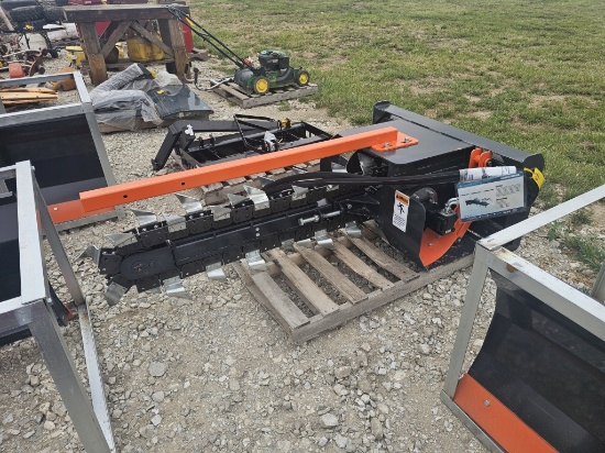 Quick-Attach Skid Steer Trencher