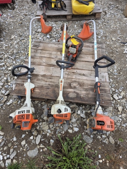 Lot Of STIHL Weed Eaters And (1) Parts Chainsaw