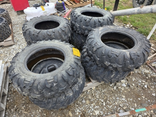 Lot Of UTV And ATV Wheels And Tires