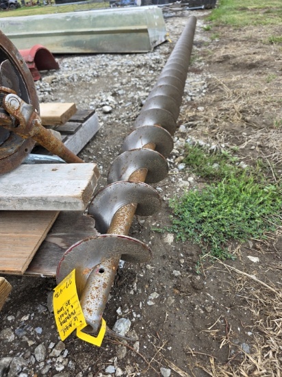 6-Inch Auger Flighting And Shaft