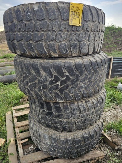 Set Of (4) Weld Racing Wheels And Tires