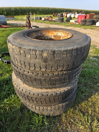 Lot Of (4) Wheels And Tires