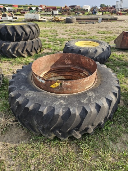18.4-38 Clamp-On Dual And Rim