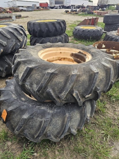 Lot Of (2) 16.9-26 Wheels And Tires