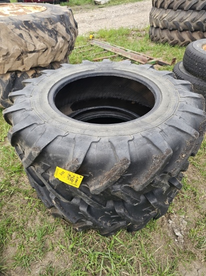 Lot of (2) Michelin 13.6R24 Tires