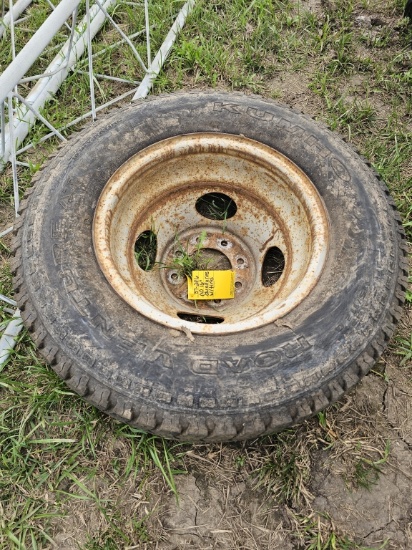 Lot of (4) 16-Inch Dually Rims And Tires