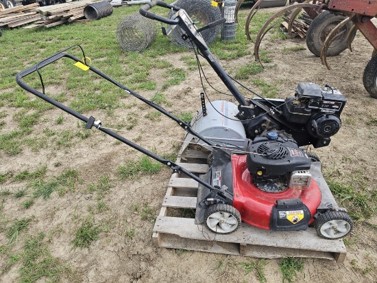 Craftsman Push Mower And Craftsman Tiller