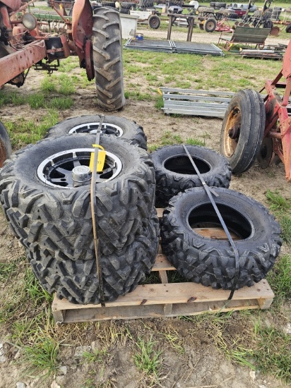 Set Of Polaris 900 XP Wheels And Tires