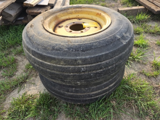 Lot of (2) Implement Wheels And Tires