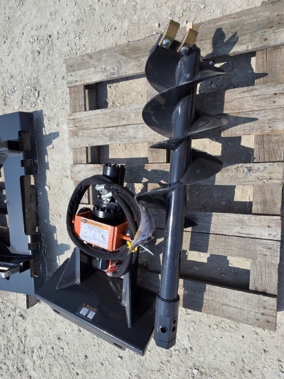 Mini Skid Steer Auger Drive And Bit