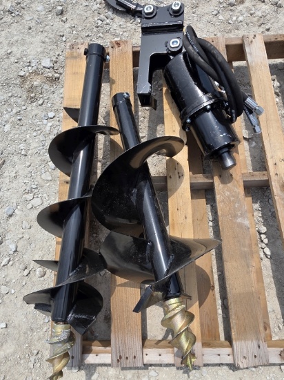 Mini Excavator Auger Drive And Bit Set