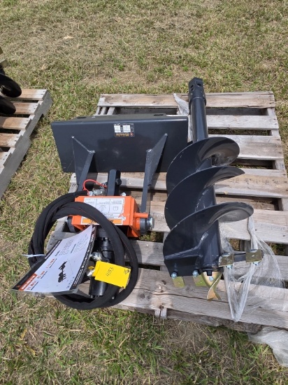Mini Skid Steer Auger Drive And Bit Set