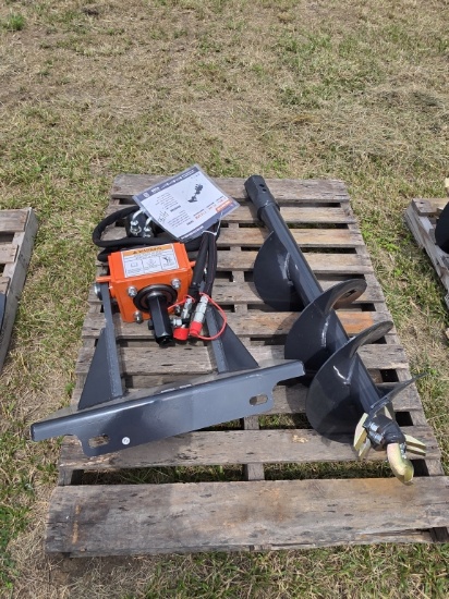 Mini Skid Steer Auger Drive And Bit Set