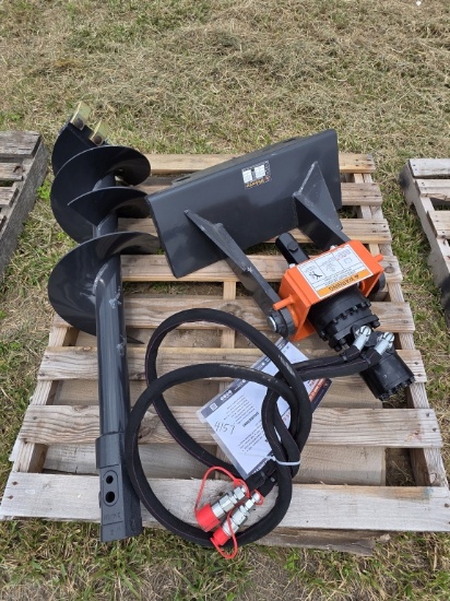 Mini Skid Steer Auger Drive And Bit Set