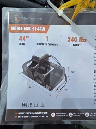 Mini Skid Steer Grapple Bucket