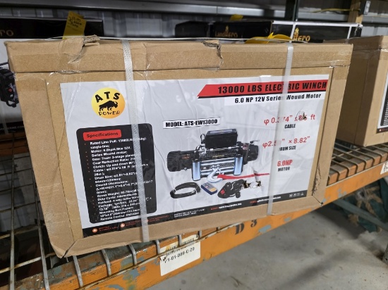 ATS 13,000-Pound Electric Winch