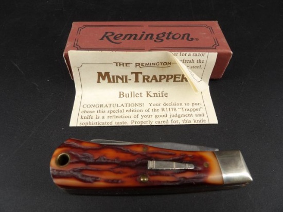 Remington Bullet Knife - Mini-Trapper - 3-5/8" Blade