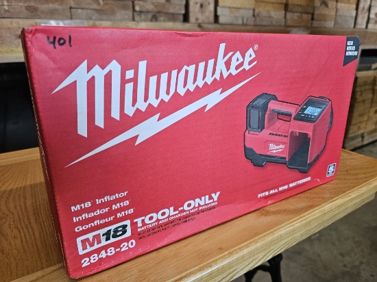 Milwaukee M18 Cordless Tire Inflator (Model 2848-20)