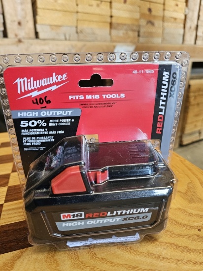 Milwaukee M18 REDLITHIUM HIGH OUTPUT XC6.0 Battery Pack (Model 48-11-1865)