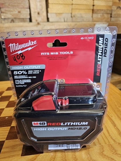 Milwaukee M18 REDLITHIUM HIGH OUTPUT HD12.0 Battery Pack (Model 48-11-1812)