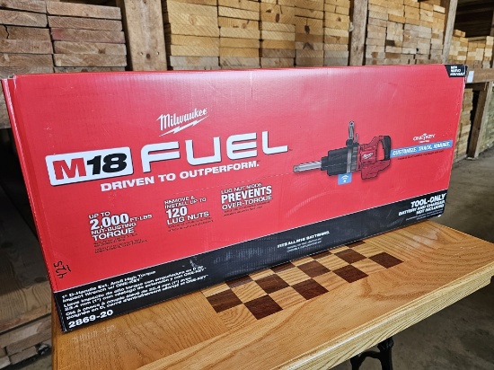 Milwaukee M18 FUEL 1" D-Handle Ext. Anvil High Torque Impact Wrench w/ ONE-KEY (Model 2869-20)