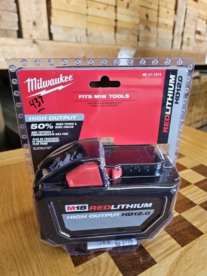 Milwaukee M18 REDLITHIUM HIGH OUTPUT HD12.0 Battery Pack (Model 48-11-1812)