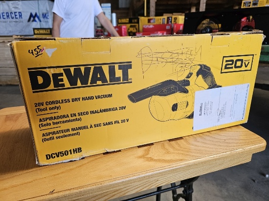 DEWALT 20V MAX Cordless Dry Hand Vacuum (Model DCV501HB)