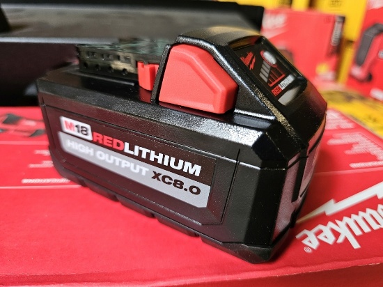 Milwaukee M18 REDLITHIUM HIGH OUTPUT XC8.0 Battery Pack (Model 48-11-1880)