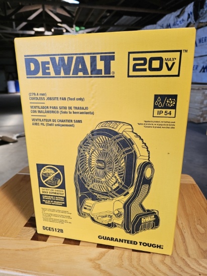DeWalt 20V MAX Cordless Jobsite Fan (Model DCE512B)