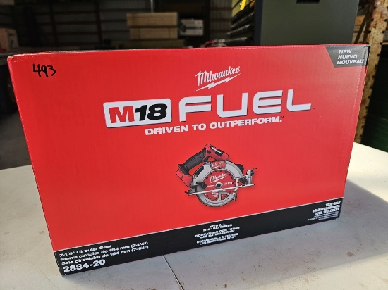 Milwaukee M18 FUEL 7-1/4” Circular Saw (Model 2834-20)