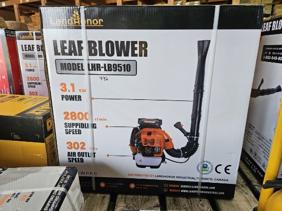 LandHonor Gas-Powered Backpack Leaf Blower (Model LHR-LB9510)