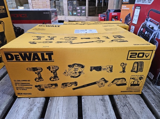 DEWALT 20V MAX 10-Tool Cordless Combo Kit (Model DCK1021D2)